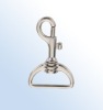 Swivel snap hook in nickel color, size:60*39mm