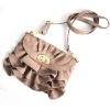 Synthetic Leather Clutch Bag