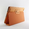 Synthetic leather case for ipad2 back cover case