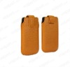 TEXTURED PU LEATHER CASE FOR HTC CHACHA BROWN