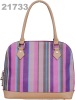 TOP quality!! fashion stripe lady handbag