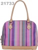 TOP quality!! fashion stripe lady handbag