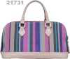 TOP quality!! fashion stripe lady handbag