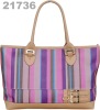 TOP quality!! fashion stripe lady handbag