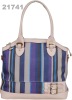 TOP quality!! fashion stripe lady handbag