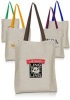 TOT18 - Natural Tote Bag with Color Handles