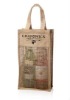 TOT60 - Double Wine Bottle Jute Bags