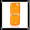 TPU Case Cover For Sony Ericsson Xperia X12 Circle Pattern Orange