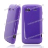 TPU Gel Case Cover for HTC Sensation G14(purple)
