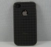 TPU Gel Rubber Skin Soft Cover Case For iPhone 4 4S black