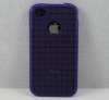 TPU Gel Rubber Skin Soft Cover Case For iPhone 4 4S purple