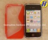TPU&PC  mobile phone  case for Apple iphone4G