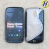 TPU&PC with stend mobile phone case for google Nexus Prime