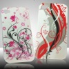 TPU Protective mobile phone case, with water transfer decal for iphone4s