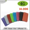 TPU Soft Case for IPhone 4