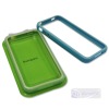 TPU bumper case for iphone 4G with metal buttom