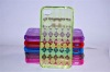 TPU case for iphone 4 4G for iphone 4S 4GS for iphone 4 CDMA,in diamond design , popular style.