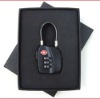 TSA lock with gift box