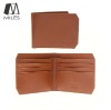 Tan genuine leather men wallet