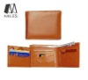 Tan men's leather wallet