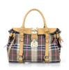 Tartan check Waterproof Messenger Bag&Handbag