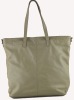 Taupe Genuine Leather Handbag/Shoulder Bag