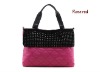 Textured simulated leather beauty rhinestone bag TZ-BG-097