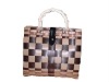 Thai Craft - Handbag/Tote - Plastic Handmade Bag - New!! - Adorable! Beautiful! Great for Fashion