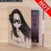 The Girl Lover Boy and Girl Glasses Leather Case Cover Skin 3D Pouch for iPad2