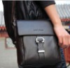 The Western style man genuine leather shoulder bag