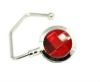 The red color metal  purse hook