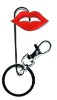 The red lip fashion bag hook with dog leaver holder