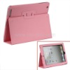 Thin Folio Pink Leather Case Cover with Stand for iPad 2 2nd Gen