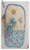 Three Little Flowers Wrist Bag/Cotton Fabric Cell Phone Bags