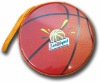 Tinplate 0.23mm basketball shape CD zipper case, cd disk holder