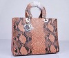 Top Grade Leather Snakeskin Ladies Bag