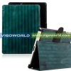 Top Leather Flap Case for iPad 2