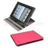 Top Quality Lichee Pattern Leather Folding Case for iPad 2 With Inner Holder & Magnetic Flip