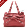 Top Quality Promotional red PU classic handbag