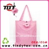 Top Quality plastic handle polyester folding bags