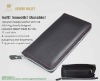 Top design genuine leather magic gift set&wallet