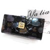 Top leather company high designed lady clutch wallets