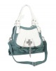 Top quality PU fashion handbag with flap front G002