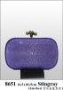 Top quality  design stingray skin  clutch  bag