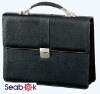 Top quality leather man bag briefcase