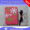 Top quality sewing snowflake design Aluminum hook elastic rope universal cellular Pink gift bag case for Golla