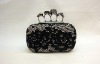 Top qualityl Skull lace evening  bag