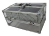 Transparent Arylic Beauty box with four tray