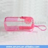 Transparent Handle PVC Promotional Bag For Cosmetic