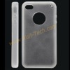 Transparent Plastic Hard Cover With TPU Edges For Apple iPhone 4G
